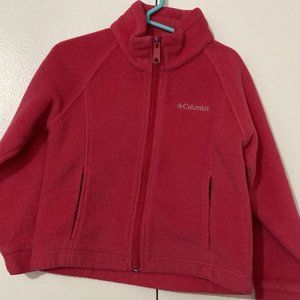 Columbia Pink Fleece Jacket 4-5